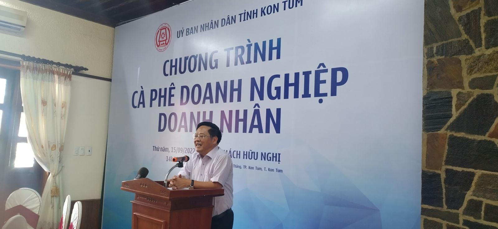 UBND tỉnh tổ chức Chương trình “Cà phê Doanh nghiệp - Doanh nhân” tháng 9/2022